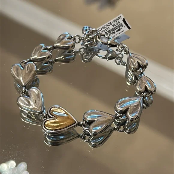 NEW!! Brighton bracelet. Cascade Hearts. Adjustable band. Tags attached. 💖💖 - Picture 2 of 5